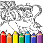 Anime Princess Coloring Pages